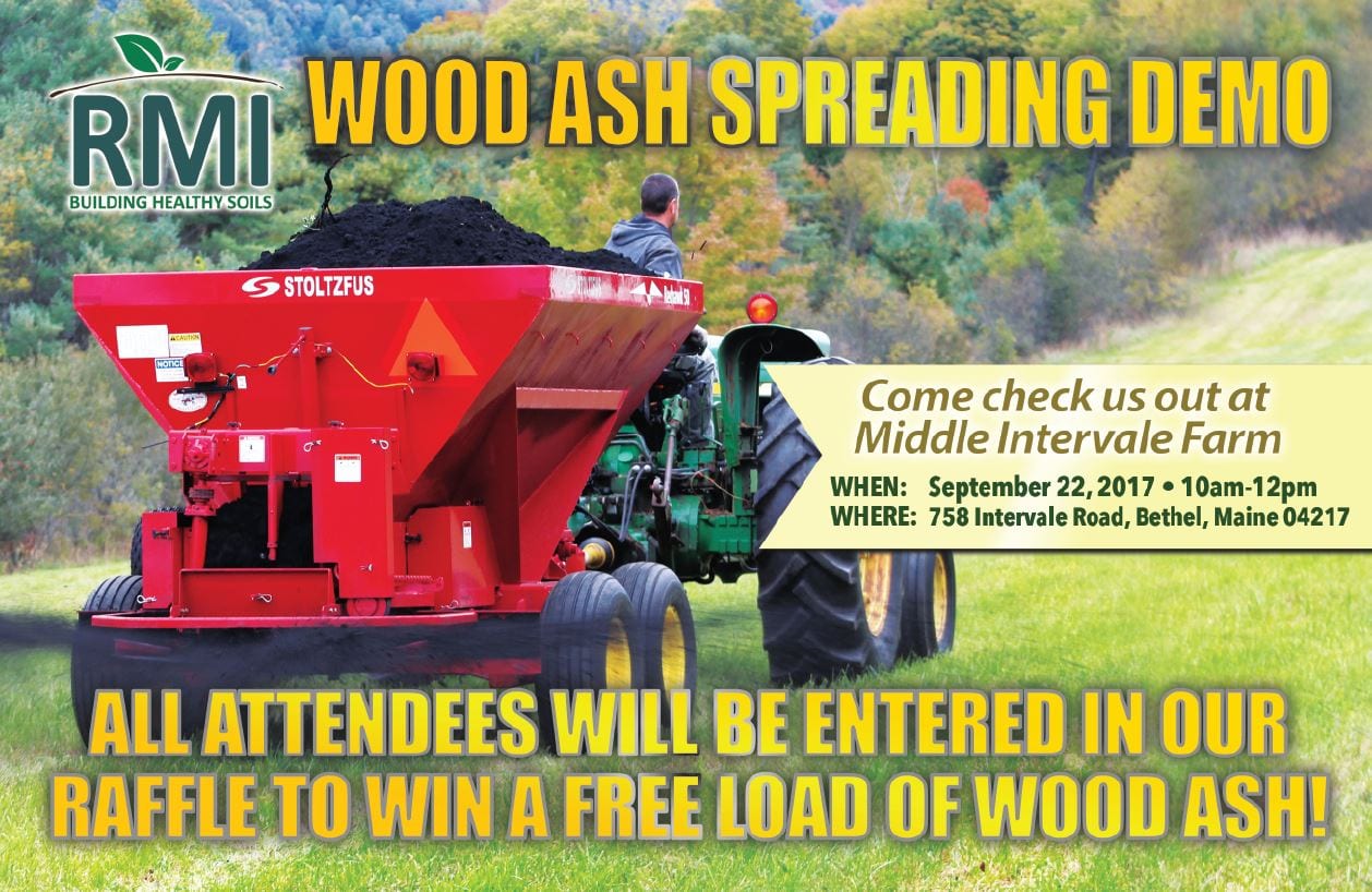 Wood Ash Spreading Demo!